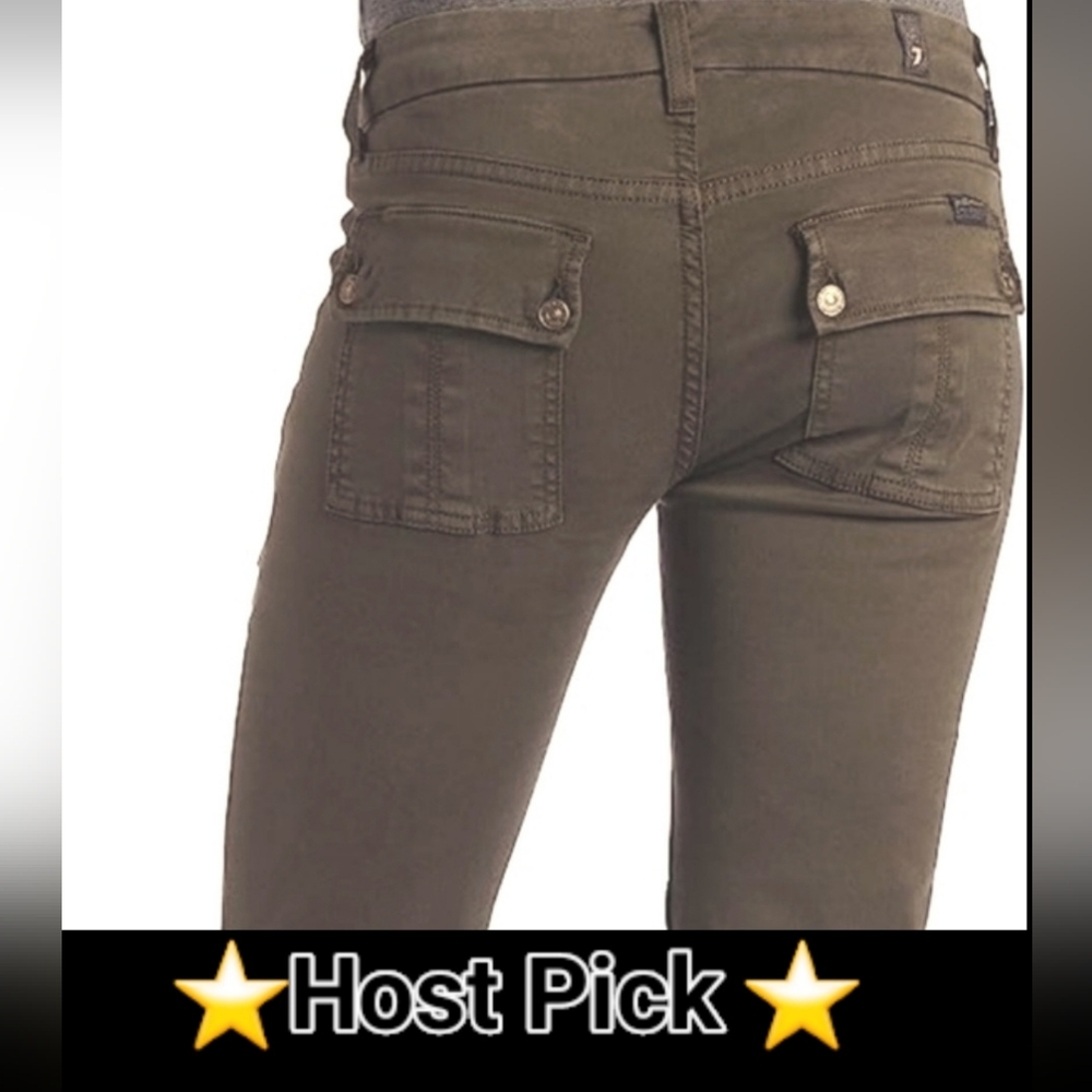 7 for all Mankind Ankle Zip Skinny Jeans.  Size 24 ⭐️Host Pick⭐️